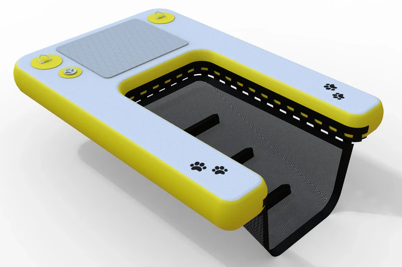 Plateforme Flottante Gonflable Chien