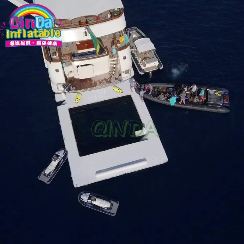 Piscine Gonflable Flottante Bateau