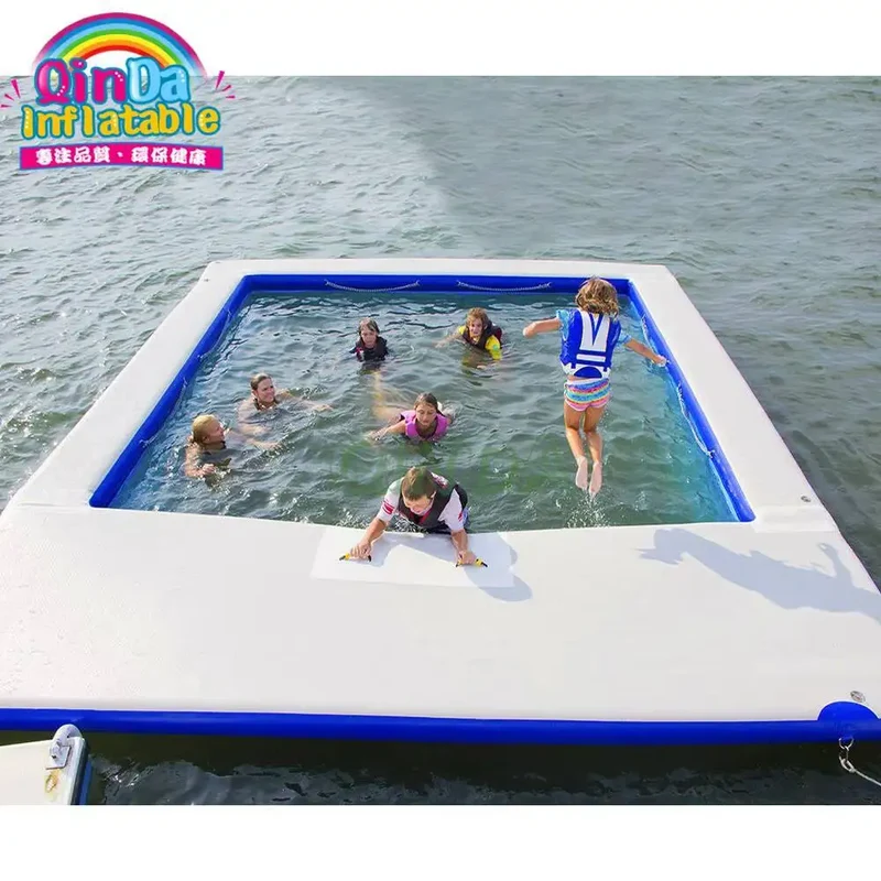 Piscine Gonflable Flottante Bateau