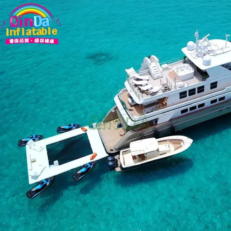 Piscine Gonflable Flottante Bateau