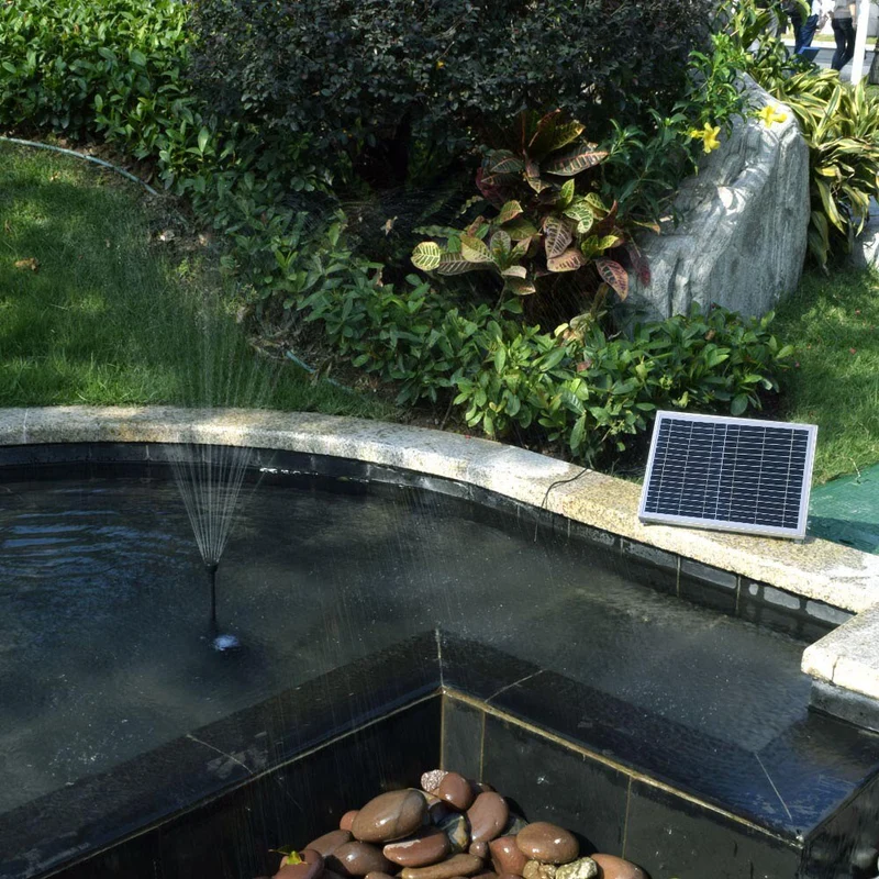 Fontaine Solaire Bassin Extérieur