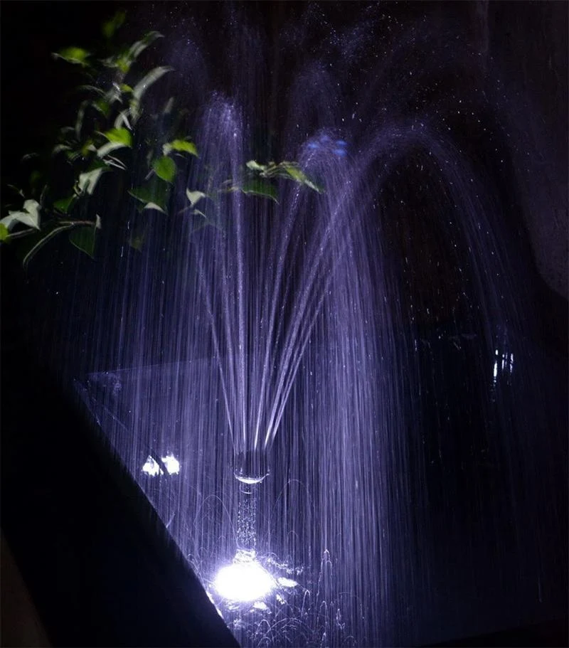 Fontaine Solaire Lumineuse