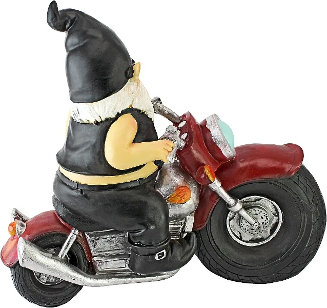 Nain de Jardin Humour Motard