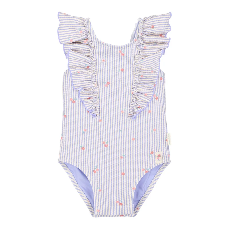 Badpak - Paars - Dreamy Stripes