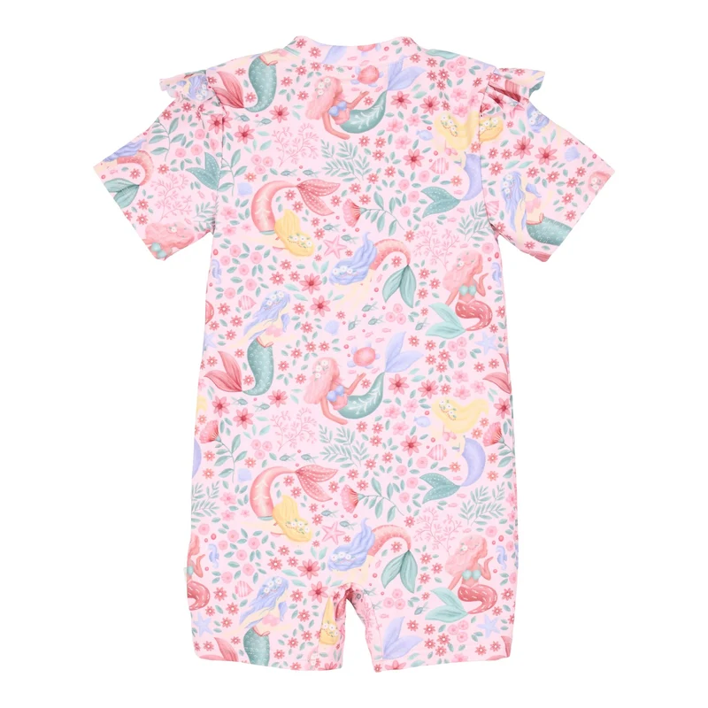 Zwempak korte mouw - Roze - Dreamy Mermaid