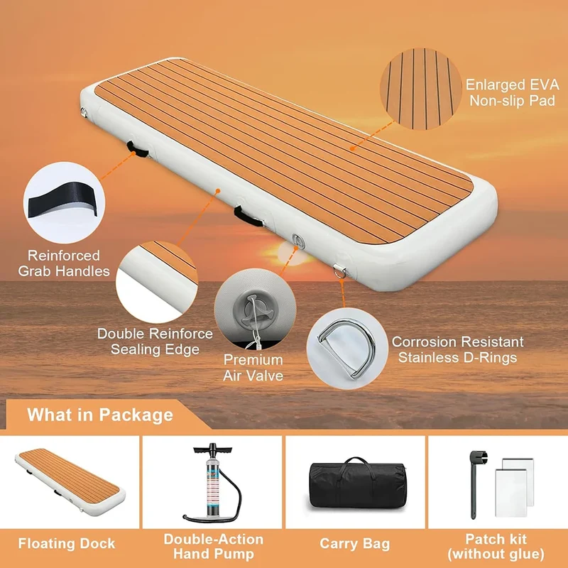Plateforme Flottante Gonflable Passerelle Portable Yacht