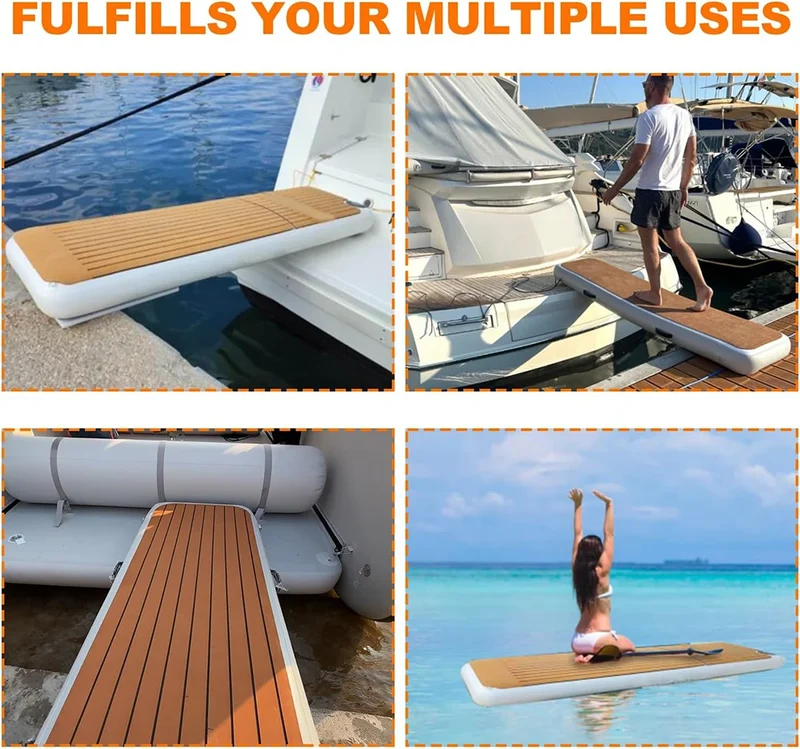 Plateforme Flottante Gonflable Passerelle Portable Yacht
