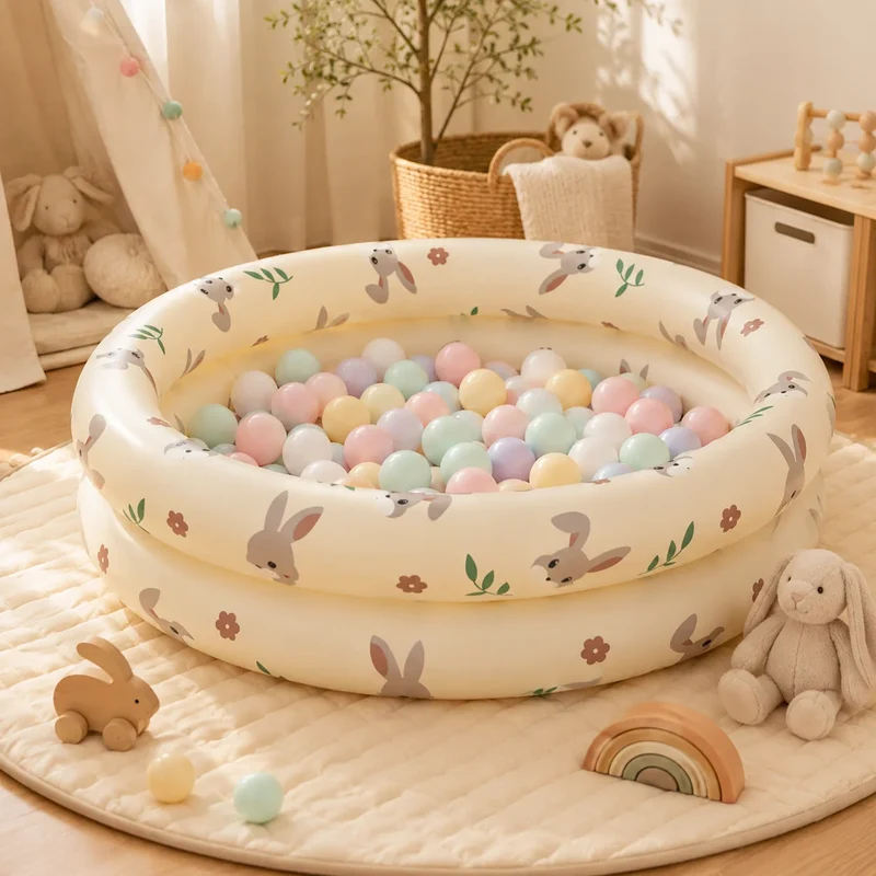Piscine Gonflable à Balles Animaux