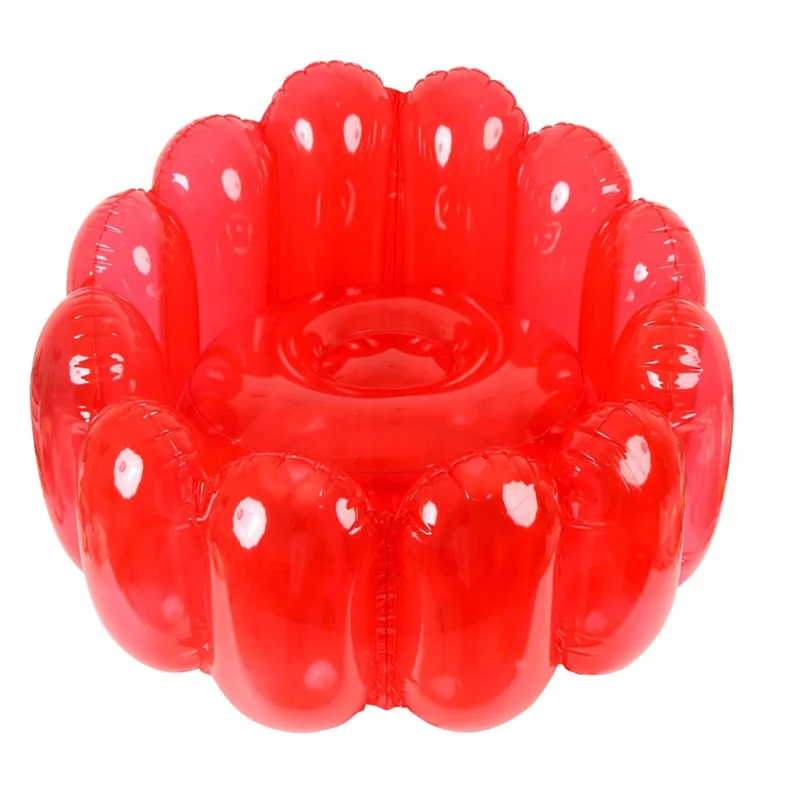 Canapé Gonflable Pouf Rouge Résistant