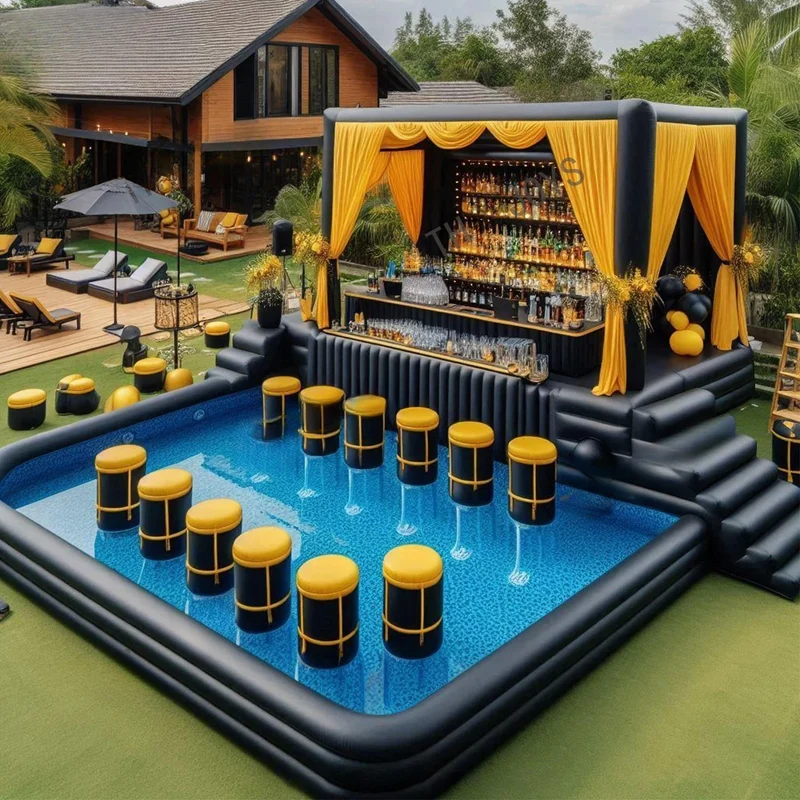 Bar Gonflable Piscine Design Premium