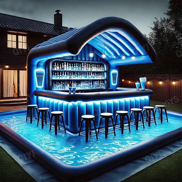 Bar Gonflable Piscine Design Premium