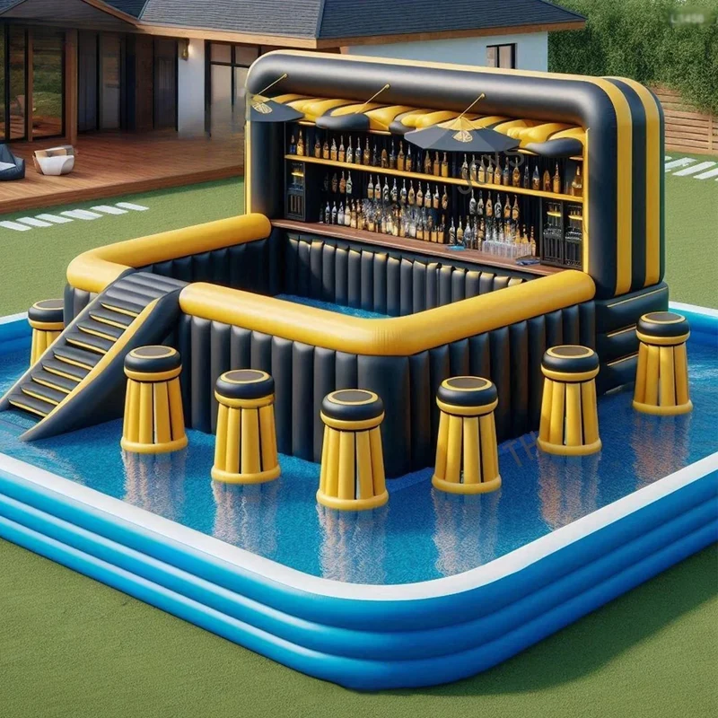 Bar Gonflable Piscine Design Premium