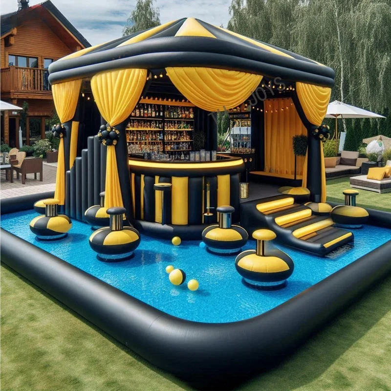 Bar Gonflable Piscine Design Premium