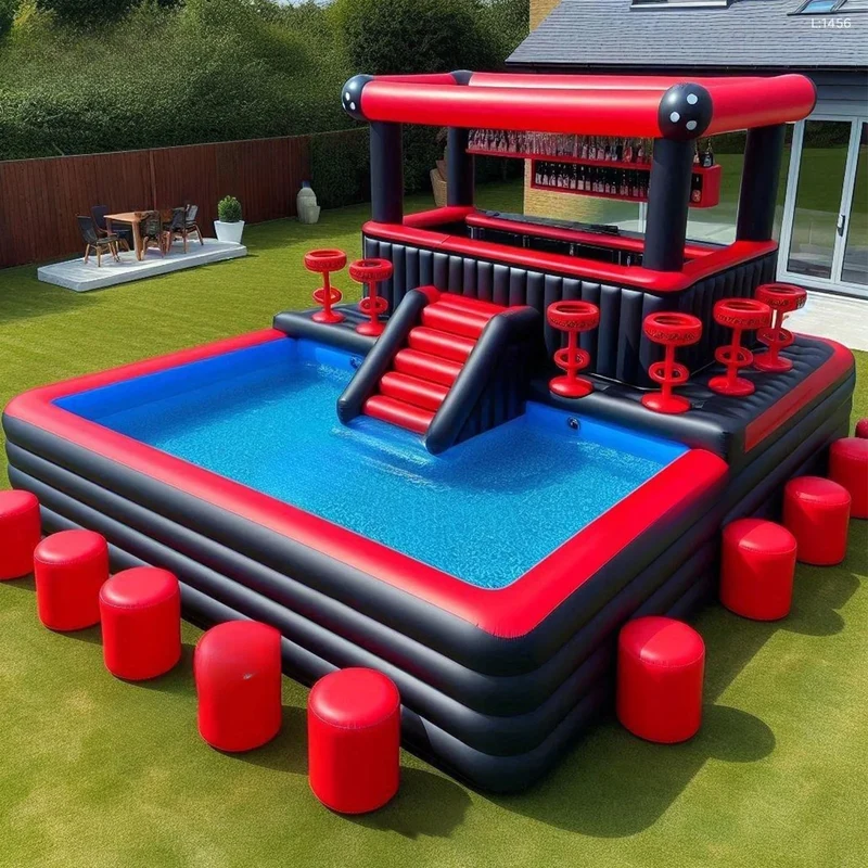 Bar Gonflable Piscine Design Premium