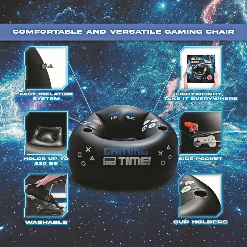 Canapé Gonflable Gaming Circulaire