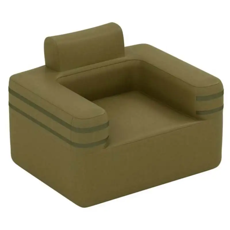 Canapé Gonflable Vert Militaire Pliable