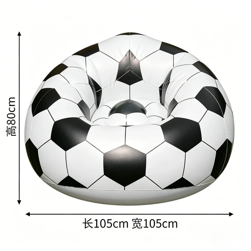 Canapé Gonflable Motif Ballon Sport