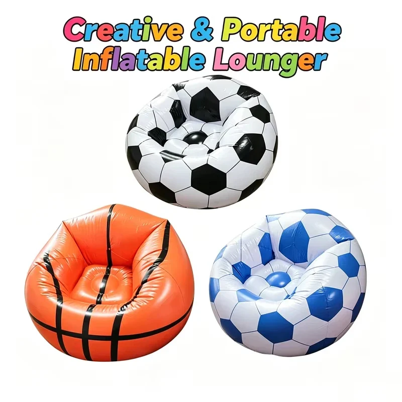Canapé Gonflable Motif Ballon Sport