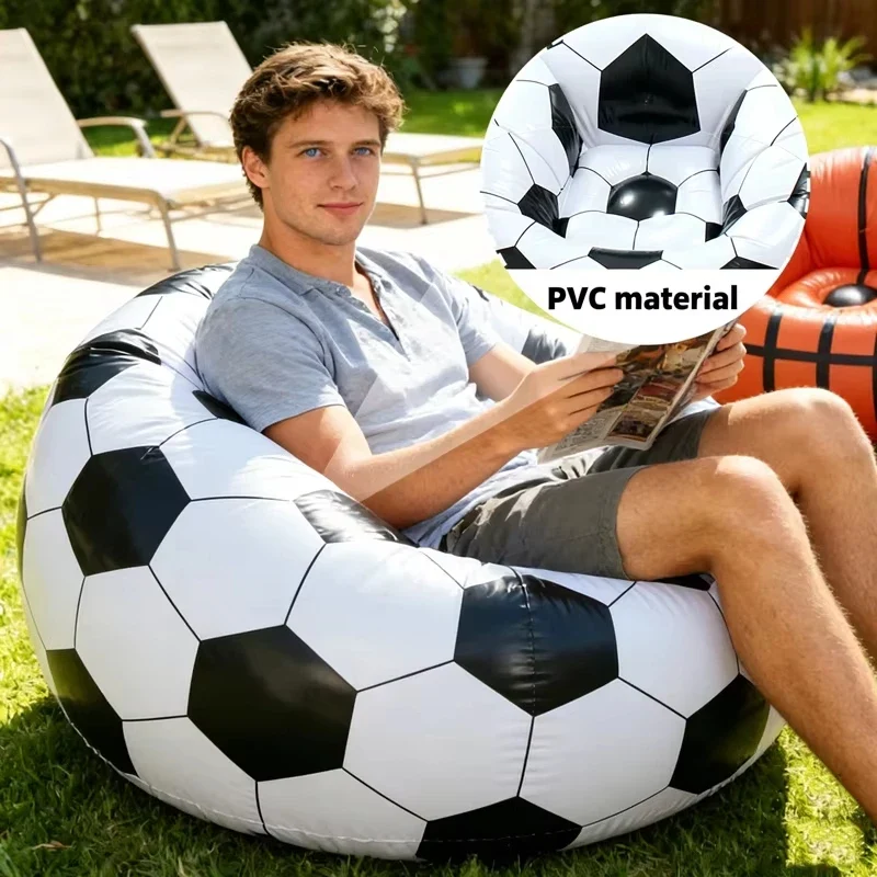 Canapé Gonflable Motif Ballon Sport