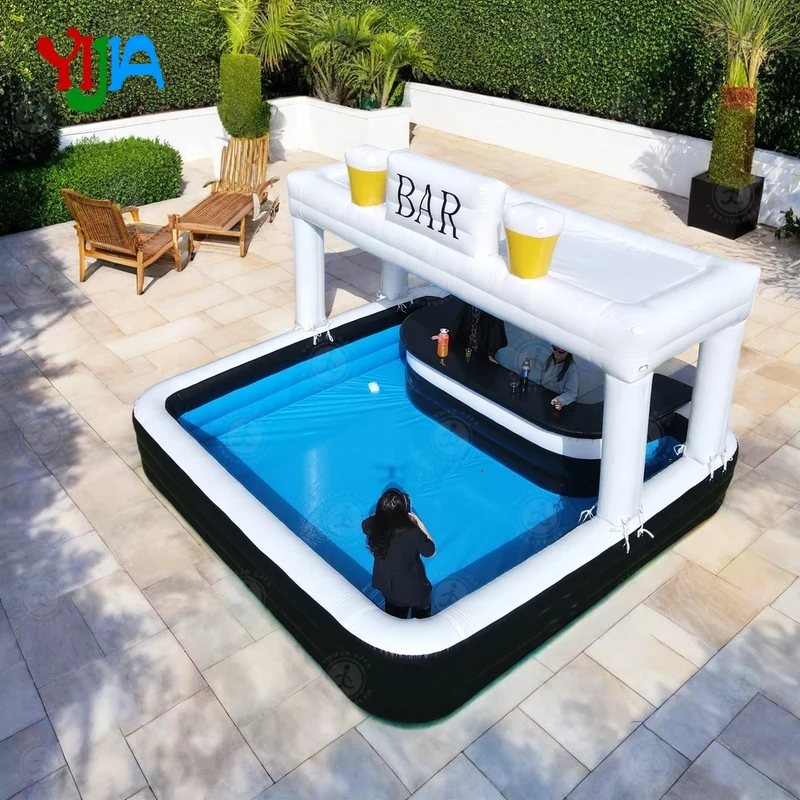 Bar Gonflable Piscine Portable Evenement