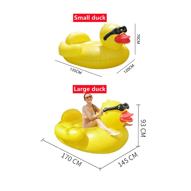 Bouée Gonflable Canard Géant Piscine