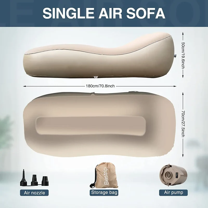 Canapé Gonflable Convertible Matelas Voyage