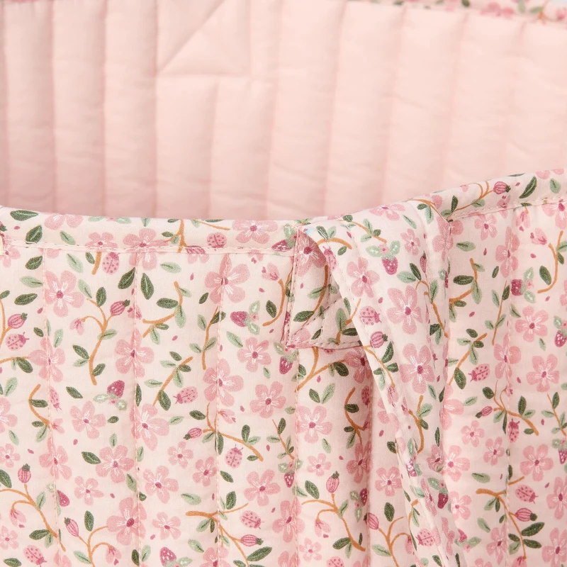 Opbergmand XL - Roze - Fairy Floral