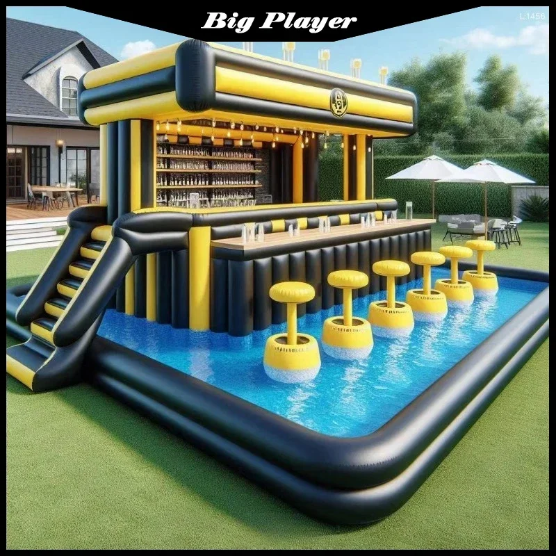Bar Gonflable Piscine Siège Flottant