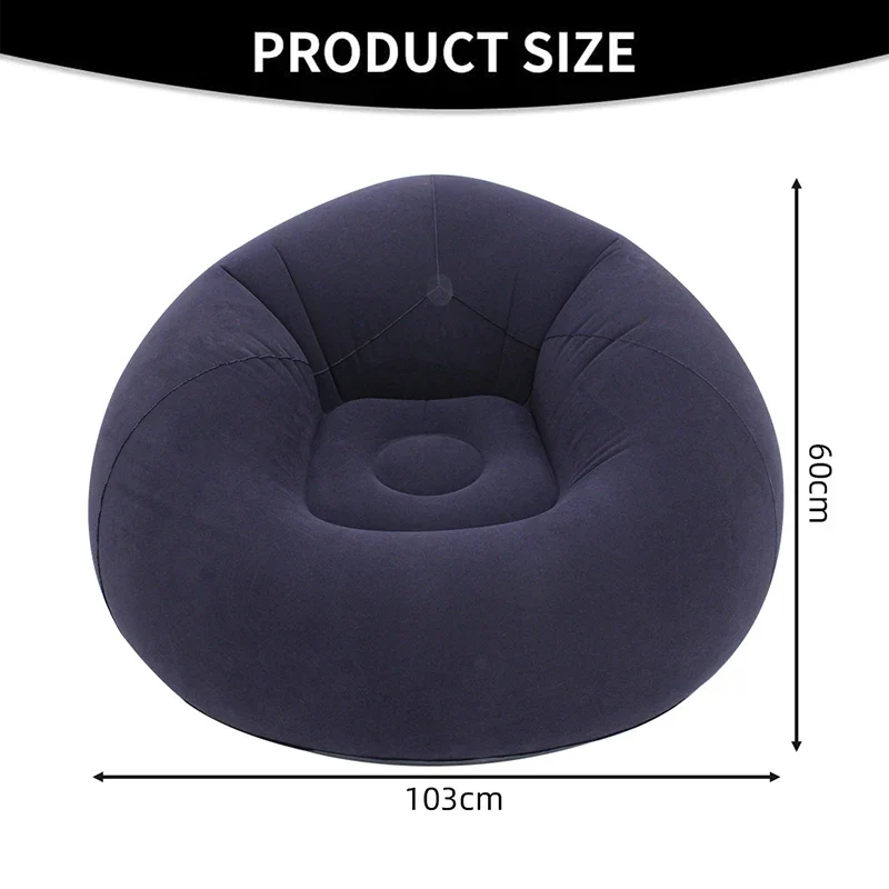 Canapé Gonflable Pouf Multicolore