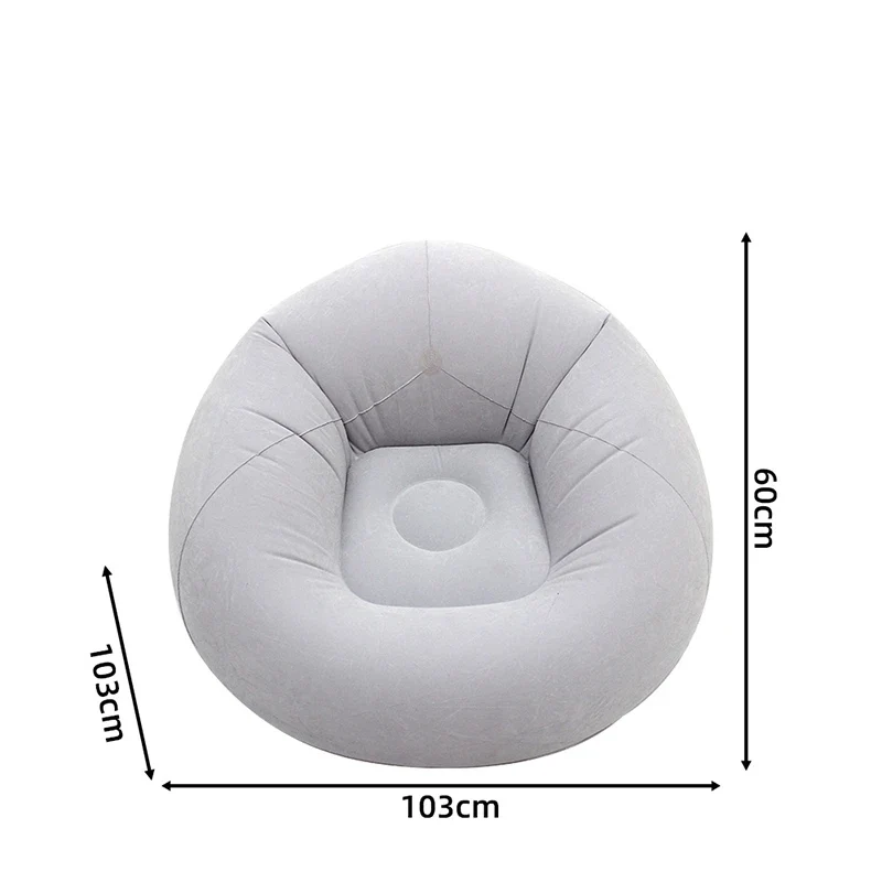 Canapé Gonflable Pouf Multicolore