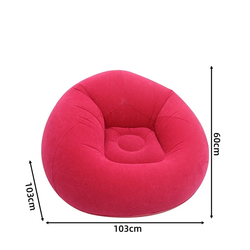 Canapé Gonflable Pouf Multicolore
