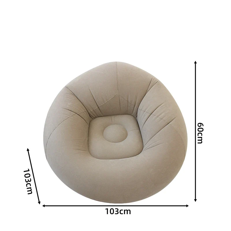 Canapé Gonflable Pouf Multicolore