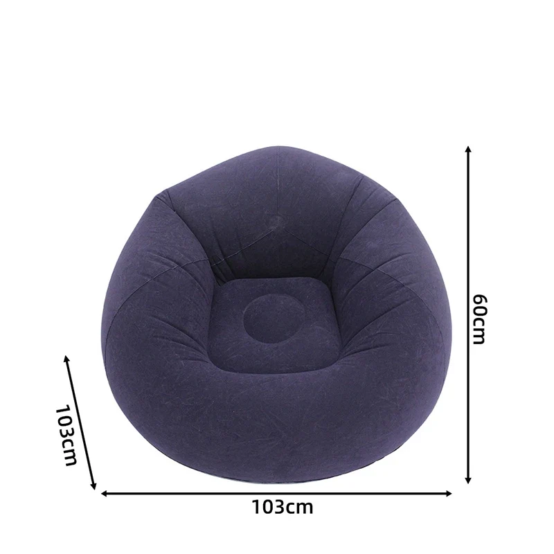 Canapé Gonflable Pouf Multicolore