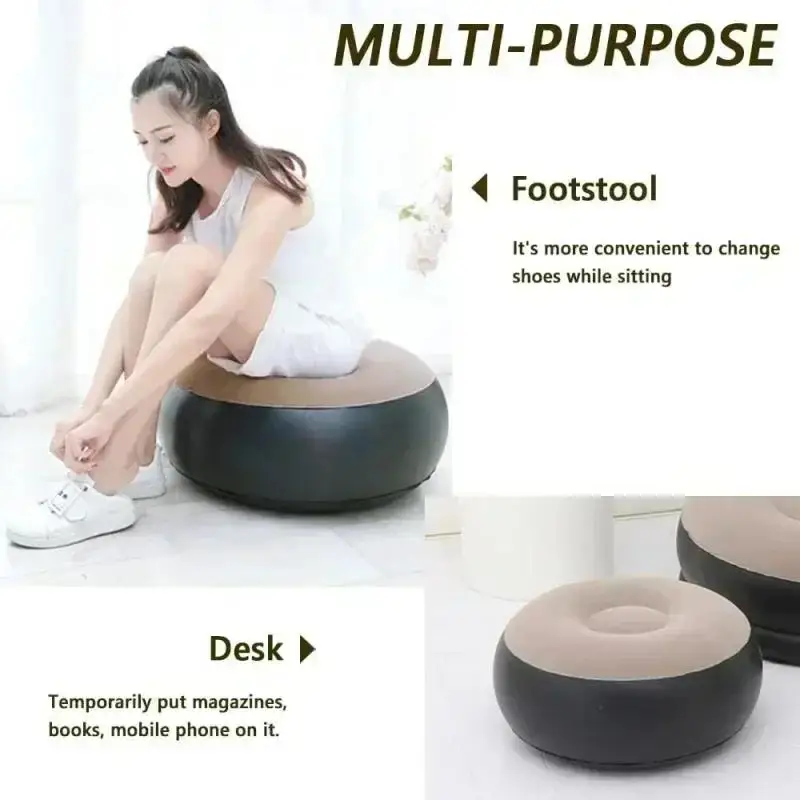 Canapé Gonflable Floqué Pouf Repas