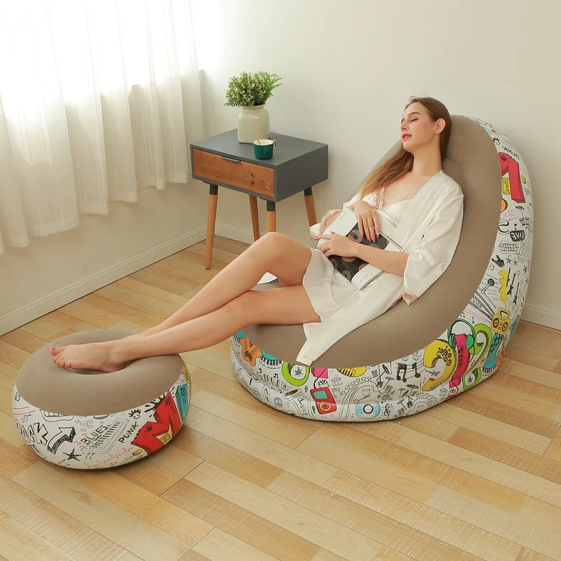 Canapé Gonflable Pouf Ultra Doux
