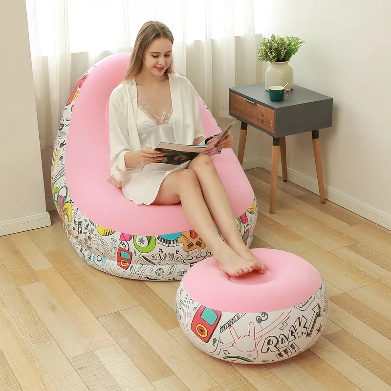 Canapé Gonflable Pouf Ultra Doux