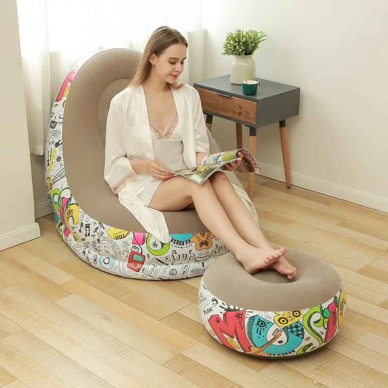 Canapé Gonflable Pouf Ultra Doux