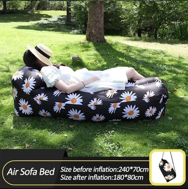 Canapé Gonflable Camping Pliable Rapide