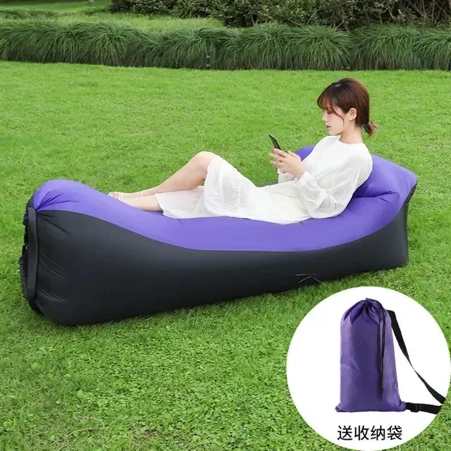 Canapé Gonflable Camping Pliable Rapide