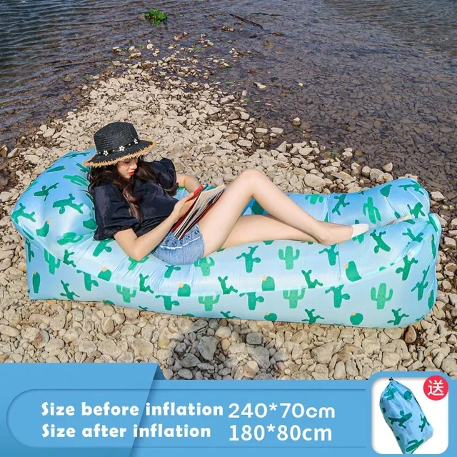 Canapé Gonflable Camping Pliable Rapide