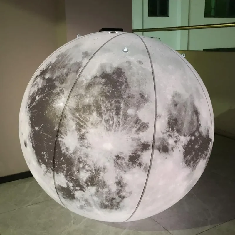 Ballon Gonflable Lune Lumineuse LED