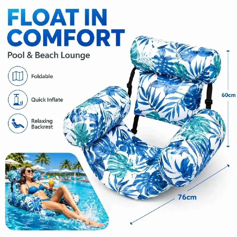 Canapé Gonflable Piscine Dossier Réglable