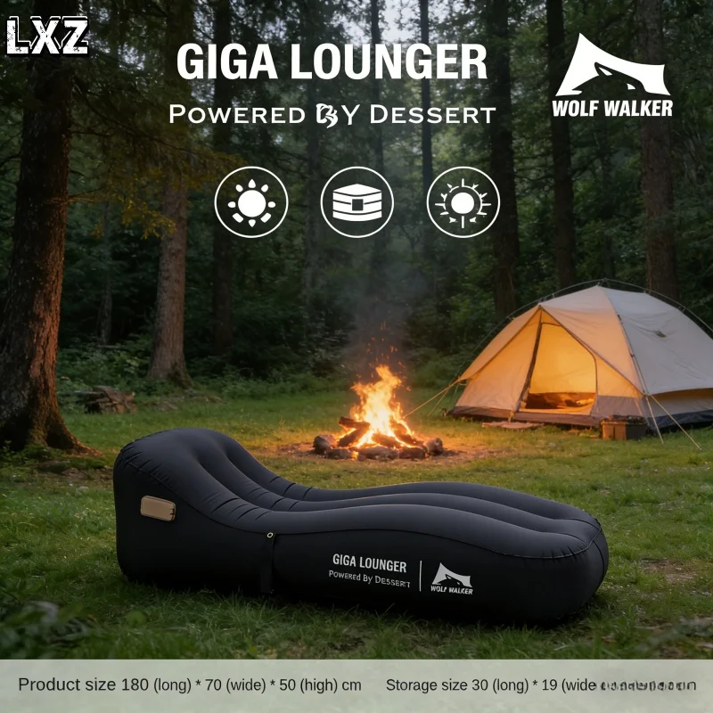 Canapé Gonflable Camping USB Pliable