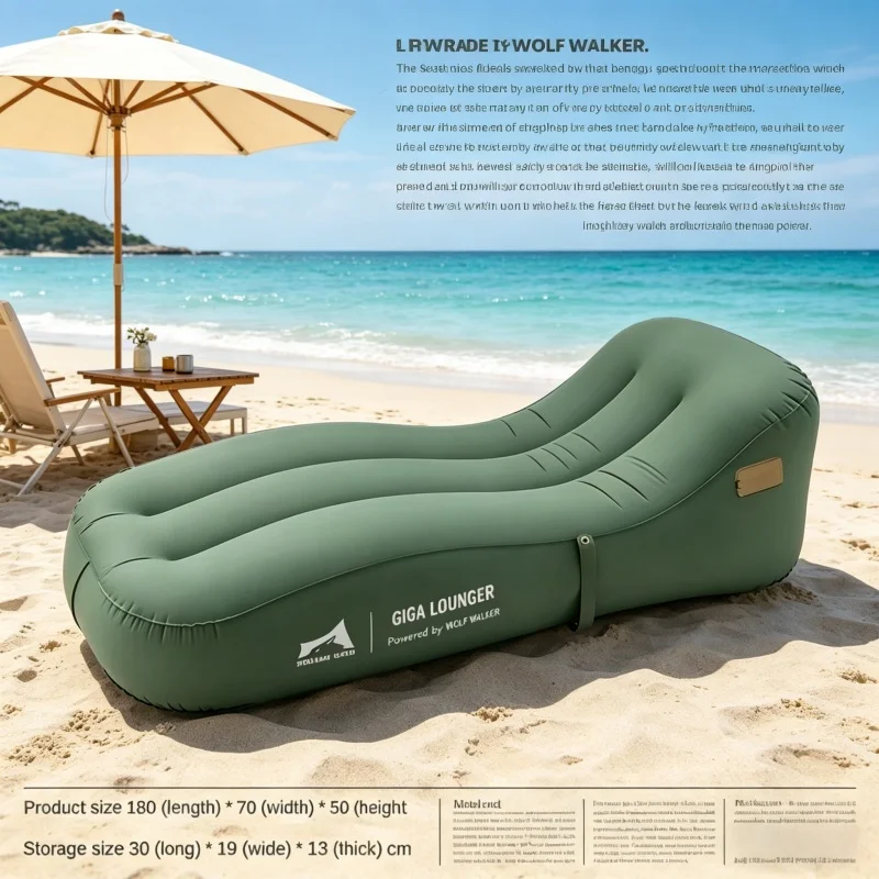 Canapé Gonflable Camping USB Pliable