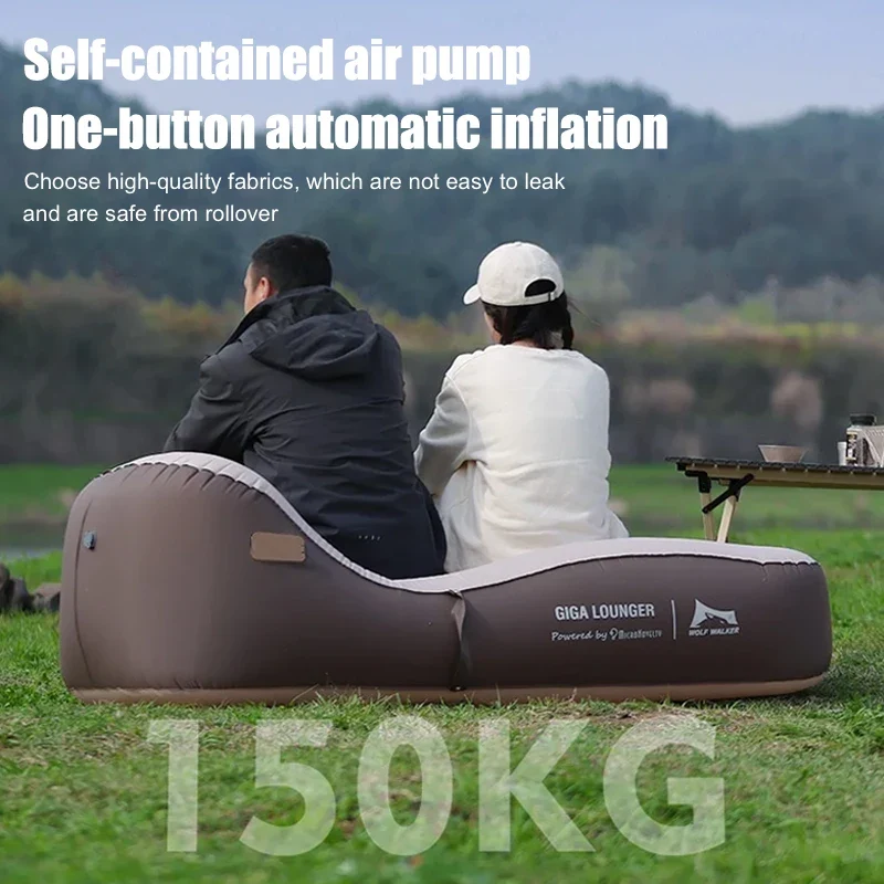 Canapé Gonflable Camping USB Pliable