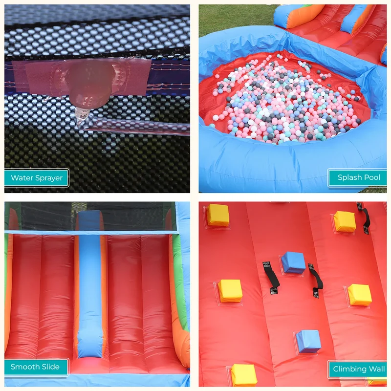 Toboggan Aquatique Gonflable Commercial 6,4 m