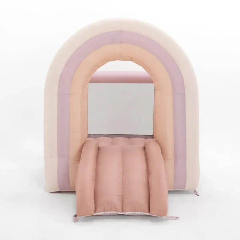 Château Gonflable Pastel Arc-en-Ciel