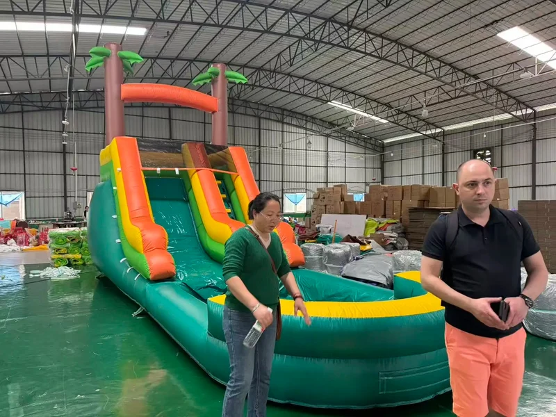 Toboggan Aquatique Gonflable Piscine à Balles
