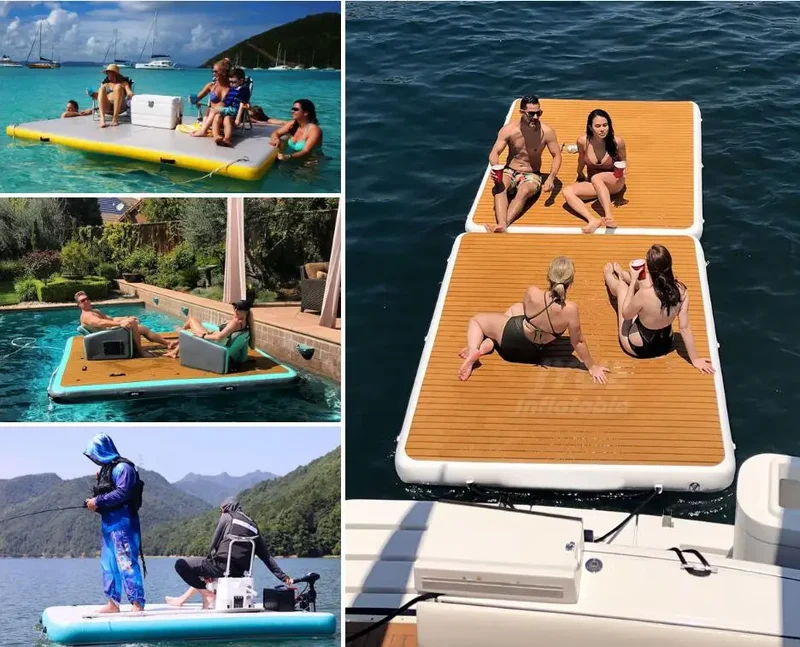 Plateforme Flottante Gonflable S6 Avec Échelle