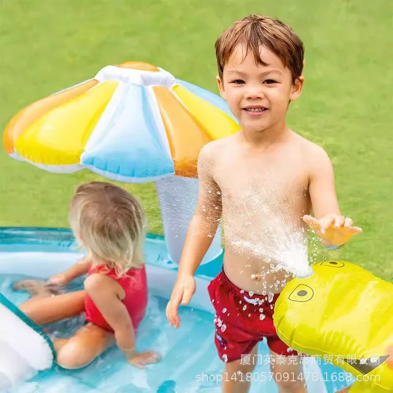 Toboggan Aquatique Gonflable Crocodile Piscine